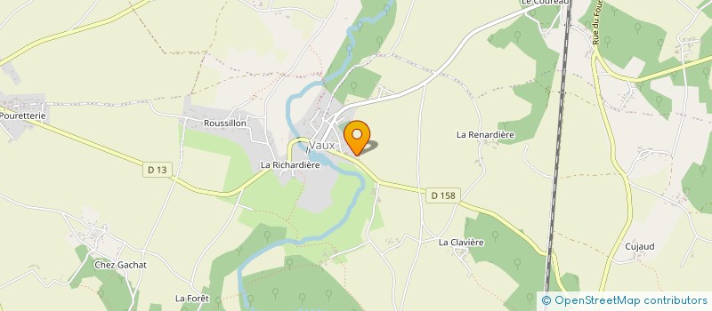 localisation de l'entreprise SC DES RONCES  VALENCE-EN-POITOU