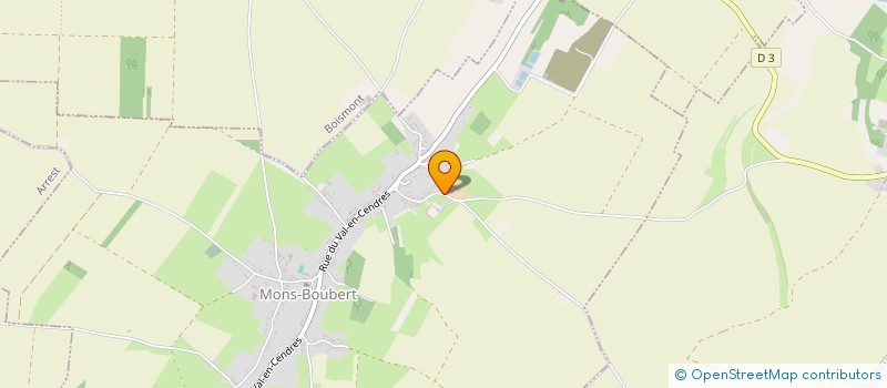 localisation de l'entreprise SC DES SALINES  MONS-BOUBERT