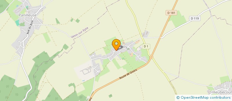 localisation de l'entreprise SC DES TILLEULS  TILLY