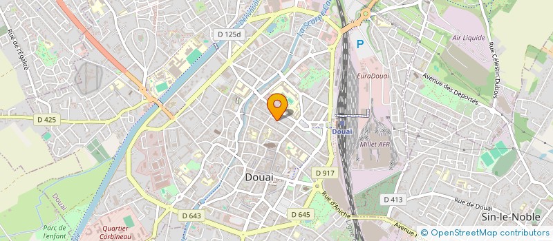 localisation de l'entreprise SC DES TRICOTS RAYES  DOUAI