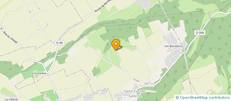 localisation de l'entreprise SC DES TROIS HACHES  SAINT-CYR-DE-SALERNE