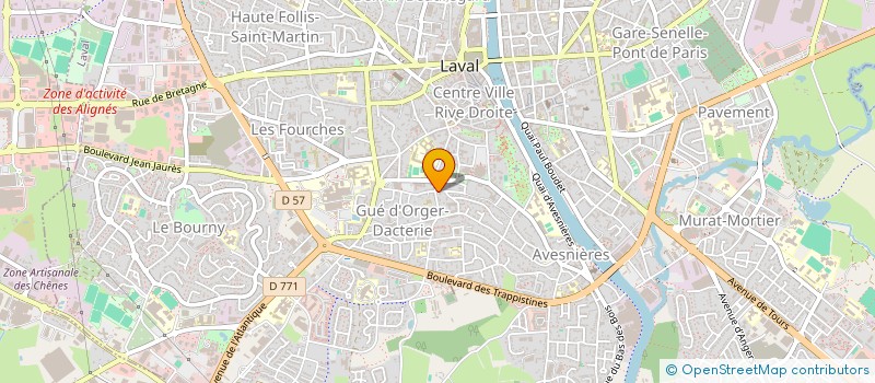 localisation de l'entreprise SC DES VILLARDS à LAVAL