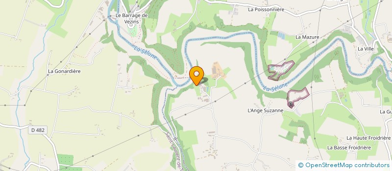 localisation de l'entreprise SC DESLANDES  SAINT-LAURENT-DE-TERREGATTE