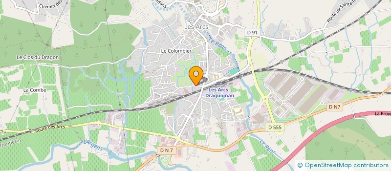 localisation de l'entreprise SC DEUX FONTAINES à LES ARCS