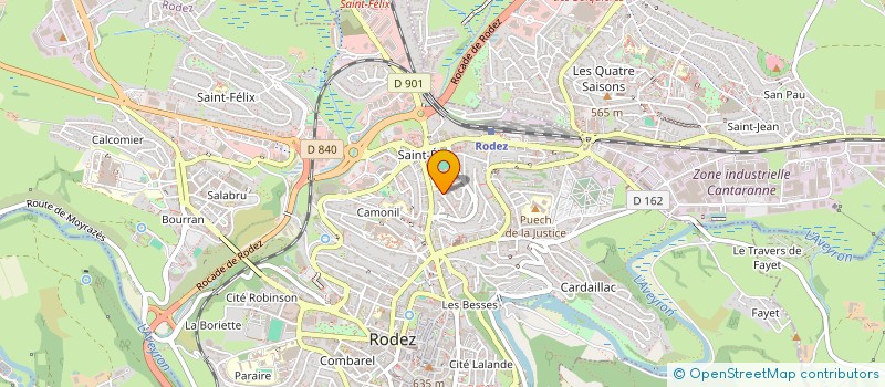 localisation de l'entreprise SC DEVELOPPEMENT à RODEZ