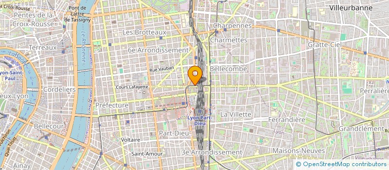 localisation de l'entreprise SC DFH  LYON