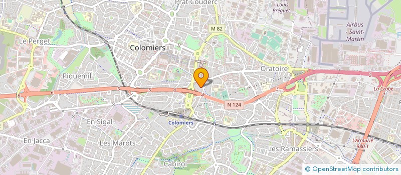 localisation de l'entreprise SC DICOPHAR à COLOMIERS