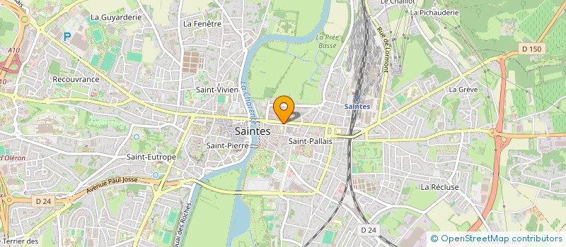localisation de l'entreprise SC-DIET à SAINTES