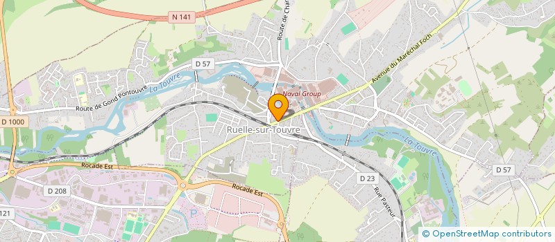 localisation de l'entreprise SC DIETETIK  RUELLE-SUR-TOUVRE