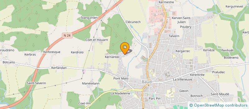 localisation de l'entreprise SC DIMO INVEST  BAUD