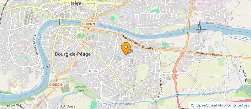 localisation de l'entreprise SC DIPHI  BOURG-DE-PEAGE