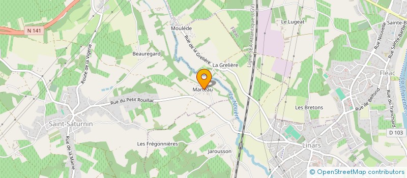 localisation de l'entreprise SC DIRANI à SAINT-SATURNIN