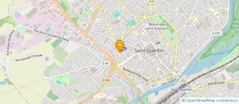 localisation de l'entreprise SC DISTRIBUTION à SAINT-QUENTIN