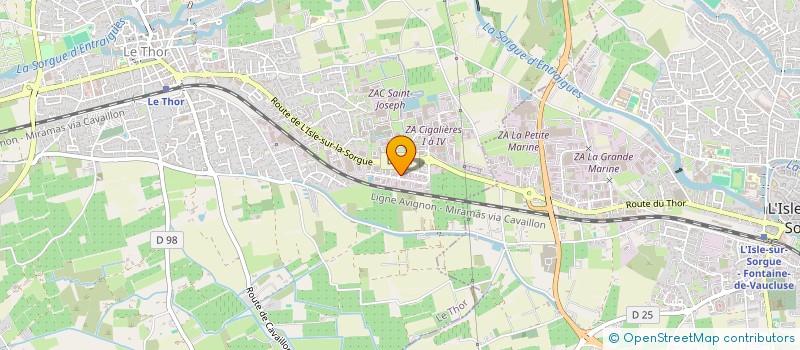 localisation de l'entreprise SC DISTRIBUTION TEAM  LE THOR