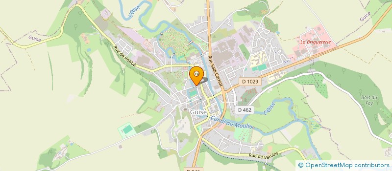 localisation de l'entreprise SC DL  GUISE