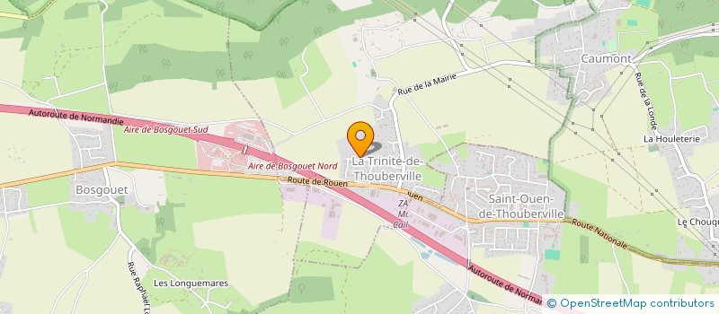 localisation de l'entreprise SC DM LEFEBVRE  LA TRINITE-DE-THOUBERVILLE