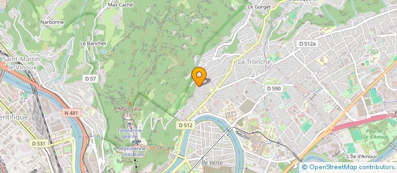 localisation de l'entreprise SC DOLCE VITA  LA TRONCHE