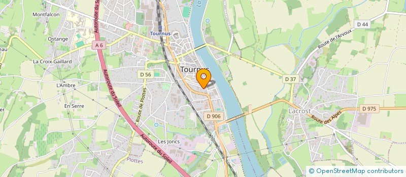 localisation de l'entreprise SC DOMAINE BRAILLON  TOURNUS