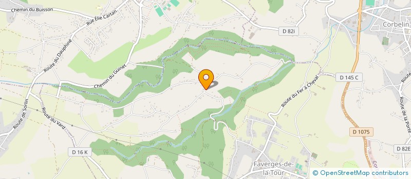 localisation de l'entreprise SC DORICO  FAVERGES-DE-LA-TOUR