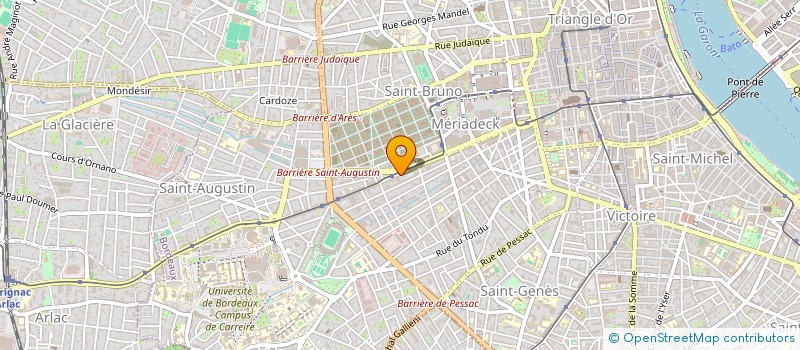 localisation de l'entreprise SC DOUBLE M à BORDEAUX