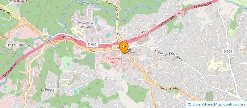 localisation de l'entreprise SC DOUDA à ANTIBES