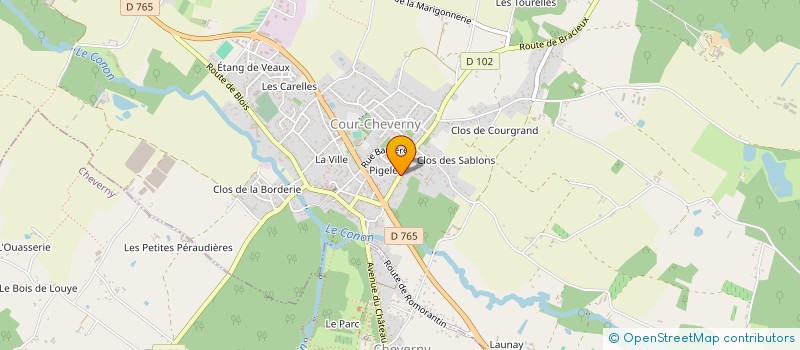 localisation de l'entreprise SC DRE GERVY  COUR-CHEVERNY