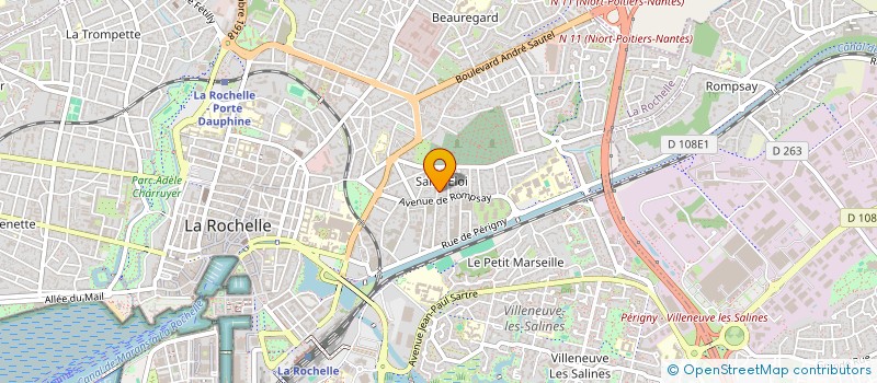 localisation de l'entreprise SC DRL  LA ROCHELLE