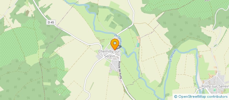 localisation de l'entreprise SC DROIN  CHEMILLY-SUR-SEREIN