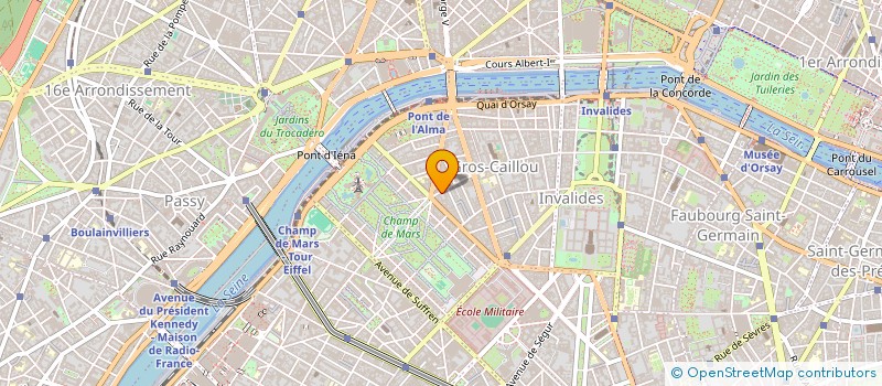 localisation de l'entreprise SC DU 145 R ST DOMINIQUE à PARIS