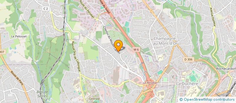 localisation de l'entreprise SC DU 15 IMPASSE BERCHET  ECULLY