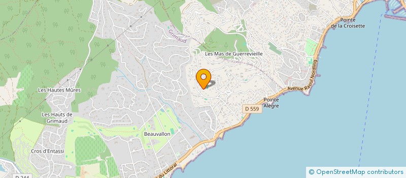 localisation de l'entreprise SC DU 3 AV SUZANNE LARMIER BEAUVALLON à GRIMAUD