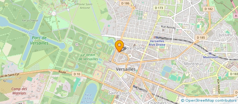 localisation de l'entreprise SC DU 7 CHEMIN DU QUERIC à VERSAILLES