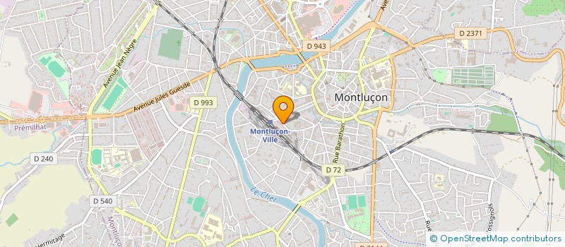 localisation de l'entreprise SC DU 7 RUE DE BRUXELLES à MONTLUCON