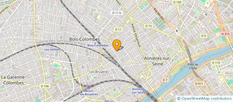 localisation de l'entreprise SC DU 7 RUE DUPRE à ASNIERES-SUR-SEINE