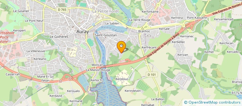 localisation de l'entreprise SC DU BENALO à AURAY