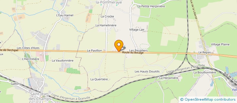 localisation de l'entreprise SC DU BOCAGE  SAINT-SAUVEUR-LA-POMMERAYE