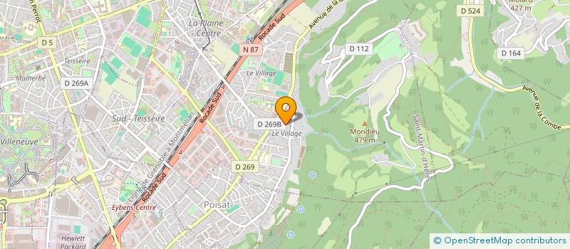 localisation de l'entreprise SC DU BOIS MENTEL  SAINT-MARTIN-D'HERES