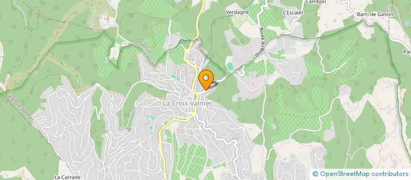 localisation de l'entreprise SC DU BROST  LA CROIX-VALMER