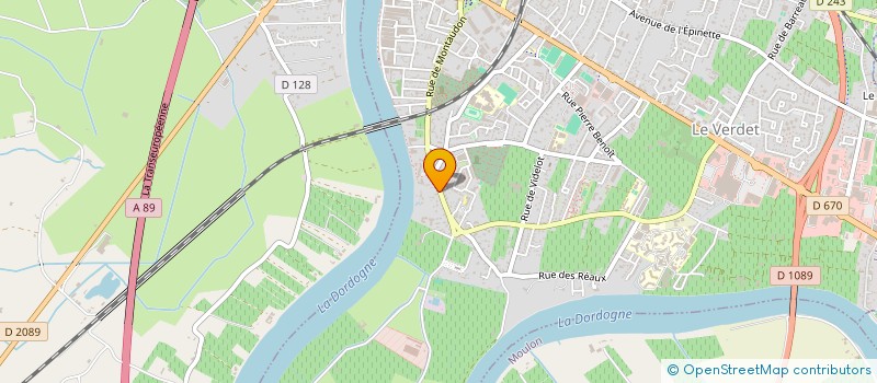 localisation de l'entreprise SC DU CLOS BERNON à LIBOURNE