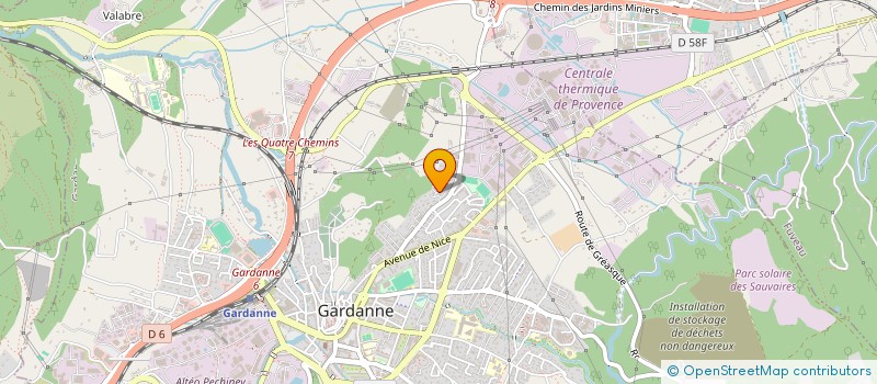 localisation de l'entreprise SC DU COTEAU ROUGE à GARDANNE