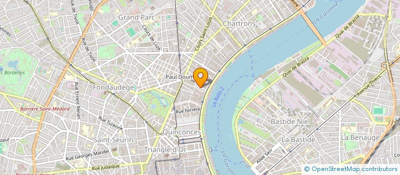 localisation de l'entreprise SC DU COUVENT II  BORDEAUX