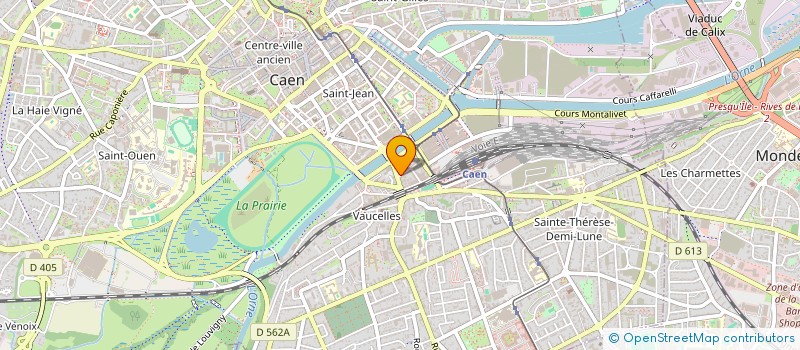 localisation de l'entreprise SC DU CRIQUET à CAEN