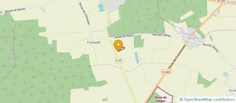 localisation de l'entreprise SC DU DOMAINE DE GUERLANDE à LUMIGNY NESLES ORMEAUX