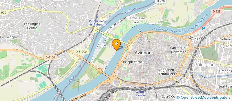 localisation de l'entreprise SC DU DOMAINE DE PIOT  AVIGNON