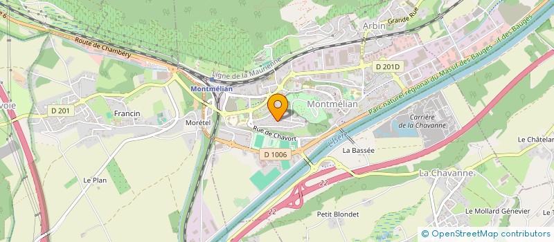 localisation de l'entreprise SC DU FORT  MONTMELIAN