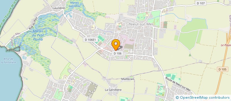 localisation de l'entreprise SC DU FOUR A CHAUX  NIEUL-SUR-MER