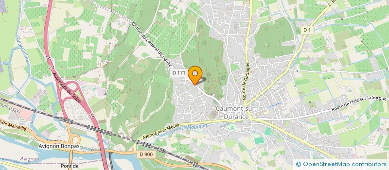 localisation de l'entreprise SC DU GINKGO  CAUMONT-SUR-DURANCE