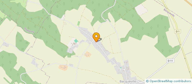 localisation de l'entreprise SC DU GUE DE LA LIEURE  BACQUEVILLE