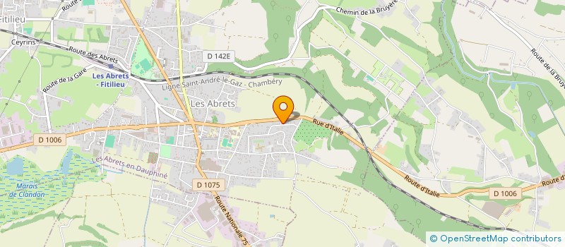 localisation de l'entreprise SC DU GUILLET  LES ABRETS-EN-DAUPHINE