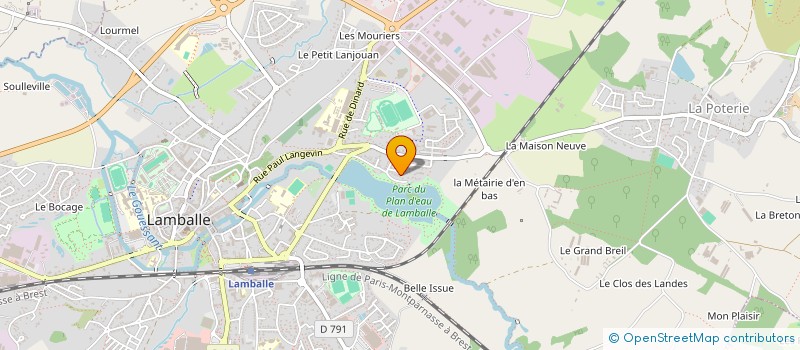 localisation de l'entreprise SC DU LAC  LAMBALLE-ARMOR